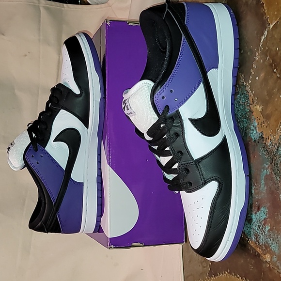 Nike SB Dunk low Pro. Court Purple and black.  Men's size 14 - Picture 15 of 16